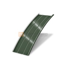 Продольно гнутый фальц профилированный 0,5 RR 11 GreenCoat Pural Matt