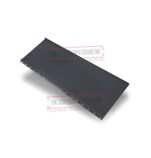 Кликфальц mini 0,5 PurLite Мatt RAL7024 мокрый асфальт с пленкой на замках