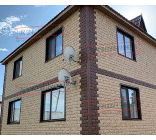 Термопанель White Hills Терамо Брик II Т362-10, толщина панели 60 мм