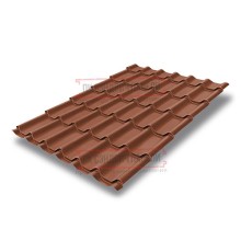 Металлочерепица Классик RAL8004 Satin-0,5