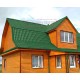 Металлочерепица классик плюс RAL6002 Полиэстер-0.45