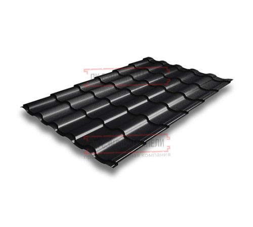Металлочерепица Кредо RAL9005 Satin-0,5