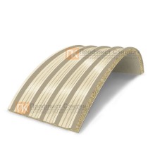 Сэндвич-панели арочные с минеральной ватой, ширина 1000 мм, толщина 100 мм, 0.5/0.5, RAL1015