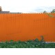 Профнастил фигурный С10 - 0,45 Окрас - Б, RAL 2004 оранжевый.