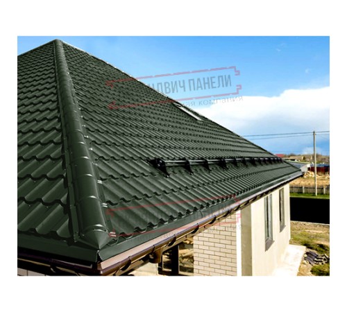 Планка конька круглого R110х2000 Viking-6007-0.45
