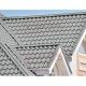 Планка конька плоского 190х190х2000 ПЭ-9006-0.45