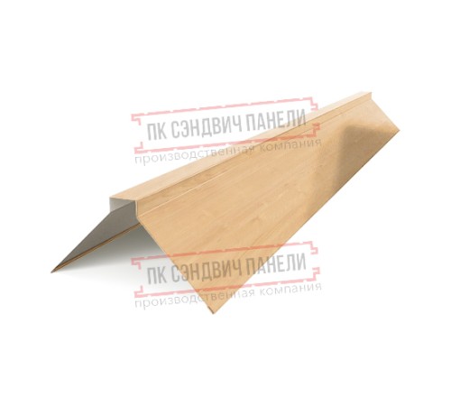 Планка конька плоского 190х190х2000 ECOSTEEL-Клен-0.5