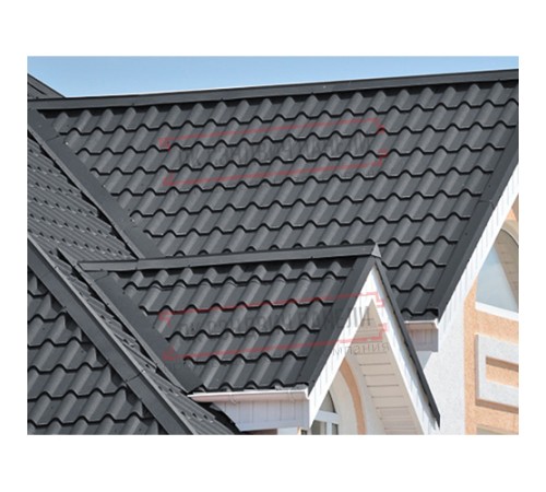 Планка конька плоского 150х150х2000 PURETAN-RR23-0.5