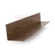 Планка примыкания верхняя 250х147х2000 ECOSTEEL_MA-МореныйДуб-0.5