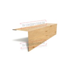 Планка угла наружного 115х115х2000 ECOSTEEL-Сосна-0.5