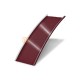 Продольно гнутый фальц гладкий 0,5 RAL 3005 Satin