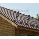 Фальц двойной стоячий Line 0,5 Rooftop Matte RAL8017 шоколад с пленкой на замках