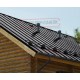 Фальц двойной стоячий Line 0,5 Rooftop Matte RAL9005 черный с пленкой на замках