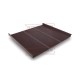 Фальц двойной стоячий Line 0,5 Satin Мatt RAL8017 шоколад