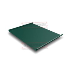 Фальц двойной стоячий 0,5 Satin RAL6005 зеленый мох с пленкой на замках