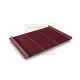 Кликфальц Line 0,5 Satin Мatt RAL3005 красное вино
