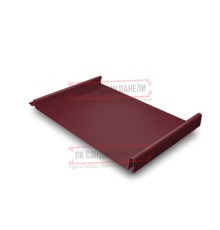 Кликфальц 0,45 Drap ST RAL3005 красное вино с пленкой на замках