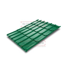 Металлочерепица Экоррей RAL6029 Полиэстер-0.4