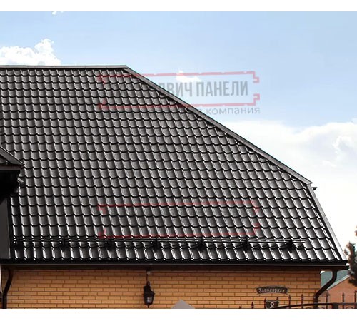 Металлочерепица Классик RR32 GreenCoat Pural-0,5
