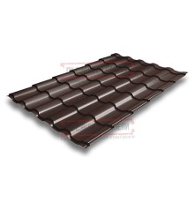 Металлочерепица Кредо RAL8017 Satin Мatt-0,5