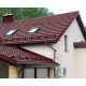 Металлочерепица Квинта плюс 3D RAL3005 Quarzit-0,5