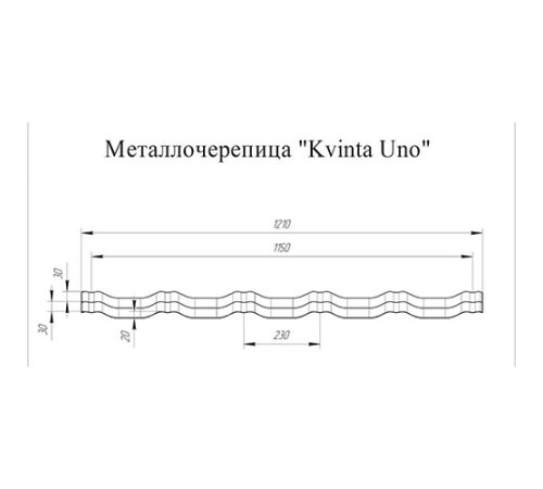 Металлочерепица модульная Квинта Uno 3D RAL7024 Drap-0,45
