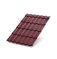 Металлочерепица Макси RAL3005 Полиэстер-0.5