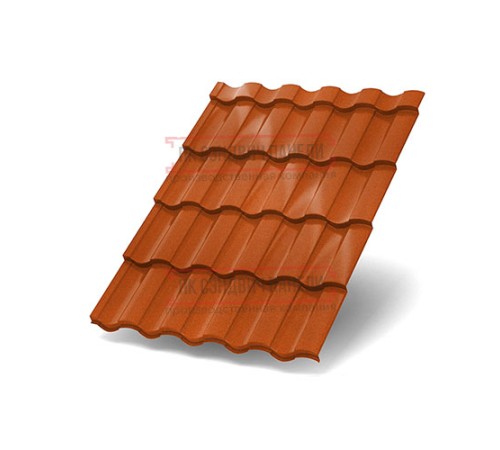Металлочерепица Монтекристо-M Copper/Copper AGNETA-20-0.5