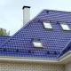 Металлочерепица Супермонтеррей RAL5002 Полиэстер-0.5