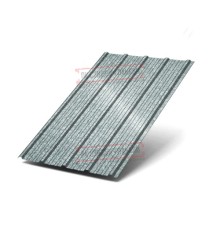 Профнастил ММ35-1000 оцинкованный-0.8
