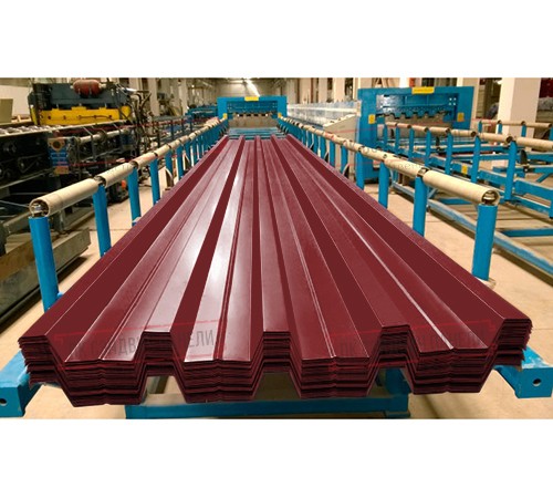 Профилированный лист Н60-845, Пурман RAL-3011-0.5