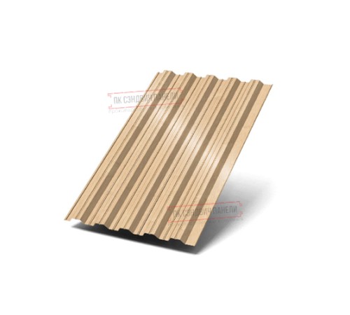 Профилированный лист НС35-1000 ECOSTEEL-Клен-0.5