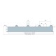 Сэндвич-панели арочные с пенополиизоциануратом, ширина 1000 мм, толщина 120 мм, 0.5/0.5, RAL3020