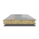 Сэндвич панели гладкие с минеральной ватой, ширина 1200 мм, толщина 120 мм, 0.5/0.5, RAL7004