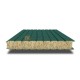 Сэндвич-панель для холодильных камер с минеральной ватой, ширина 1000 мм, толщина 80 мм, 0.5/0.5, RAL6005