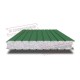Сэндвич панели стеновые с пенополистиролом, ширина 1200 мм, толщина 100 мм, 0.5/0.5, RAL6002