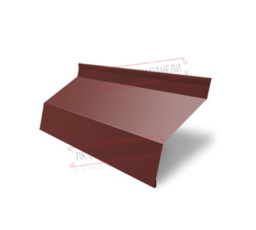 Ламель жалюзи Milan 0,5 Velur RAL 3009 оксидно-красный