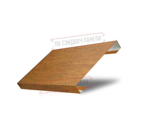 Ламель лицевая 150 жалюзи Texas 0,45 Print-double Elite Golden Wood