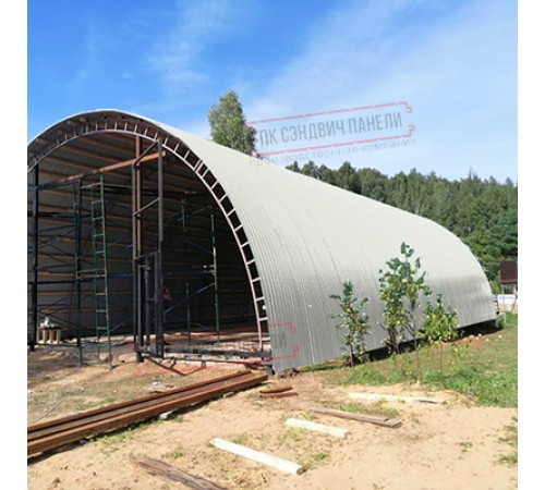 Профнастил МП10ПГ-0.65, Ширина-1100, Полиэстер RAL9003